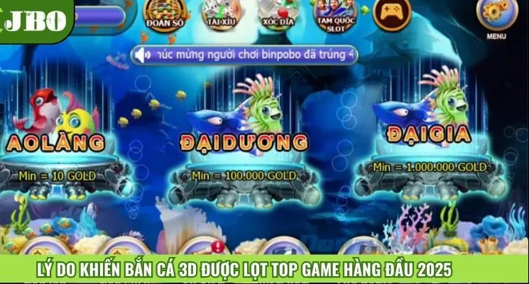 Hướng dẫn chi tiết cách chơi bắn cá JBO