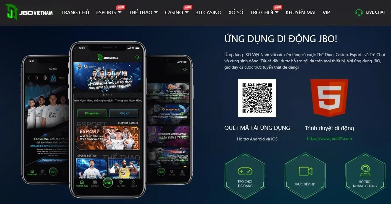 Hướng dẫn tải app JBO cho Android